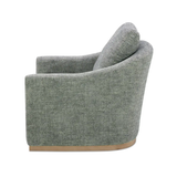 Linden Swivel Chair in Moss