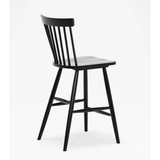 Lyla Side Counter Stool in Black