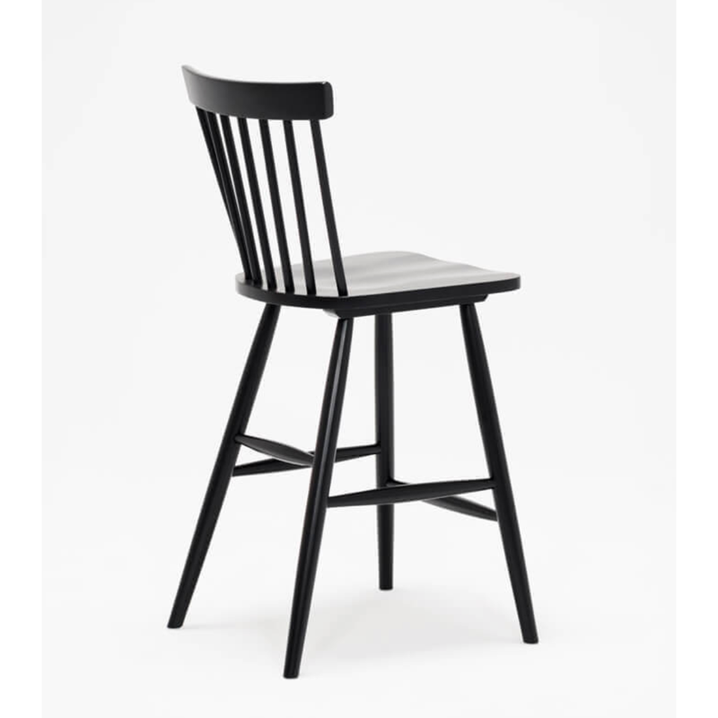 Lyla Side Counter Stool in Black