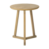 Tripod Side Table in Oak