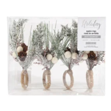 Frosted Fir Napkin Rings