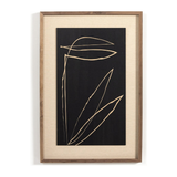 Abstract Botanic Line Drawing by Roseanne Kenny