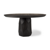 Fitzgerald 60" Dining Table in Dark Brown