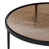Yoko Grand Coffee Table in Smoked Brown