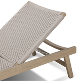 Delano Outdoor Chaise in Washed Brown