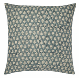 Peter Blockprint Cushion - Teal