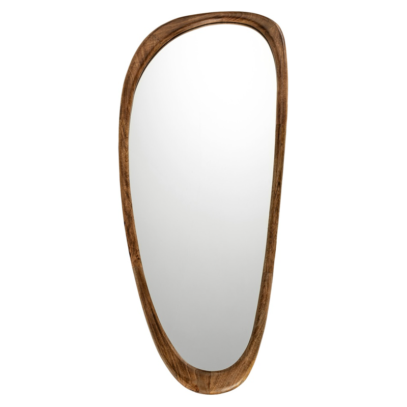 Pebble Wooden Mirror