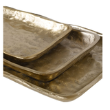 Artisan Trays, Antique Gold, S/3