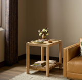 Gabriella End Table in Light Natural