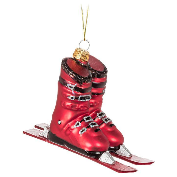 Downhill Skis & Boots Ornament