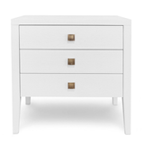 Hara 3 Drawer Dresser in White