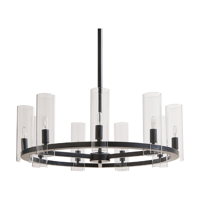 Clarabelle Small Chandelier in Black