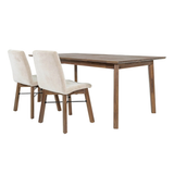 Gia Extension Dining Table - Warm Pecan 71" - 102"