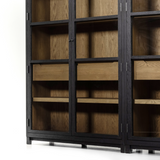 Millie Double Cabinet in Matte Black