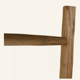 Coffee Wood Wall Ladder