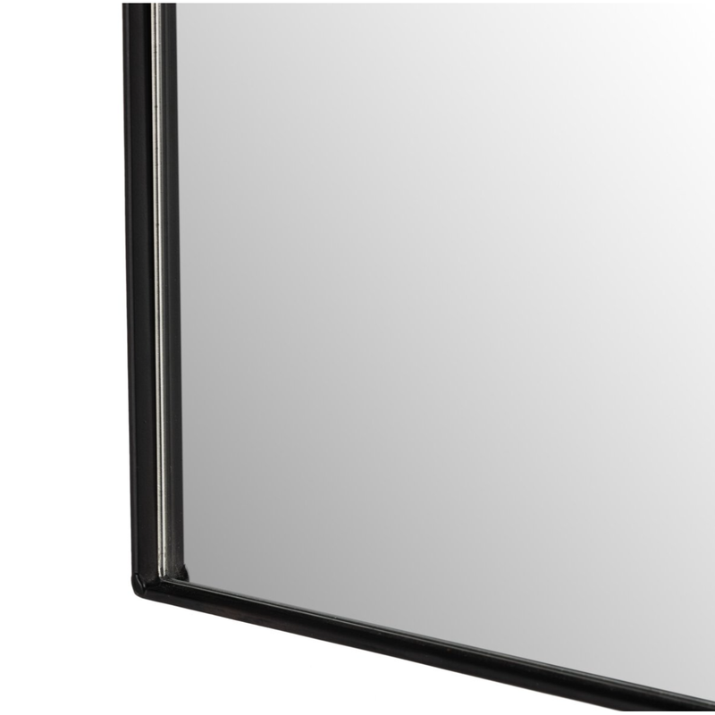 Jacques Small Mirror in Gunmetal