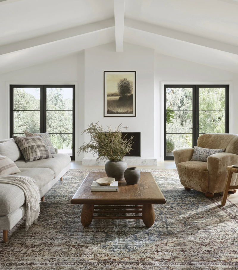 Georgie Rug - Teal/Antique