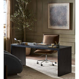 Posada Desk in Black Oak