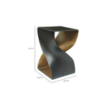 Twist Accent Table in Black
