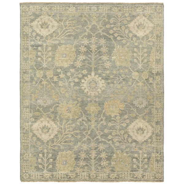 Rhapsody Rug in Blue/ Yellow/ Gold