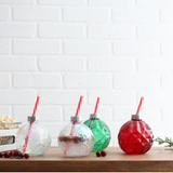 Snowflake Drink Glass Set
