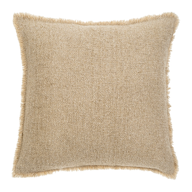 Fringed Boucle Cushion