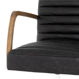 Bryson Channeled Desk Chair in Durango Smoke