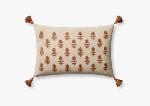 Addison Cushion in Rust 13" x 21"