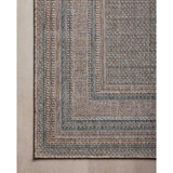 Topanga Rug in Natural/Teal
