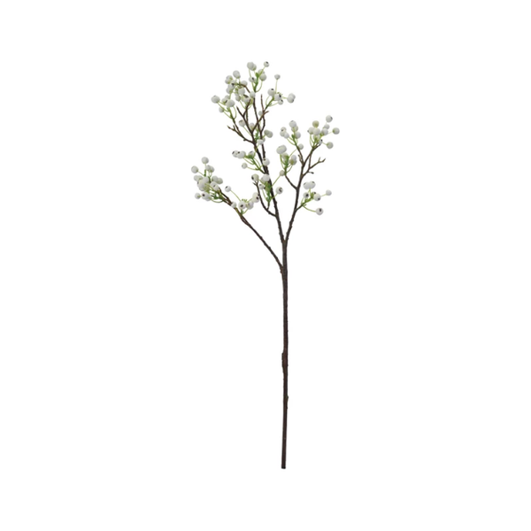 Faux Berry Branch in Green