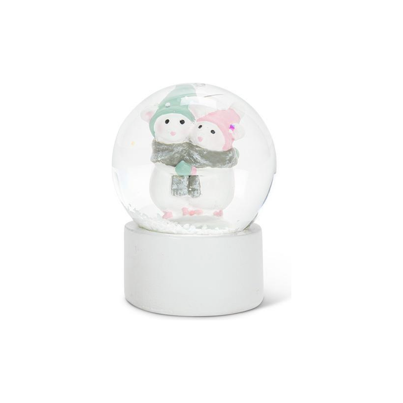 Small Winter Mice Snow Globe