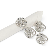 Snowflake Napkin Ring Set of 4