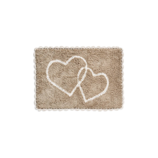 Crochet Heart Bathmat