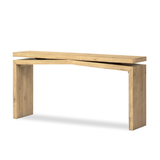 Matthes Console Table in Worn Oak - 60"