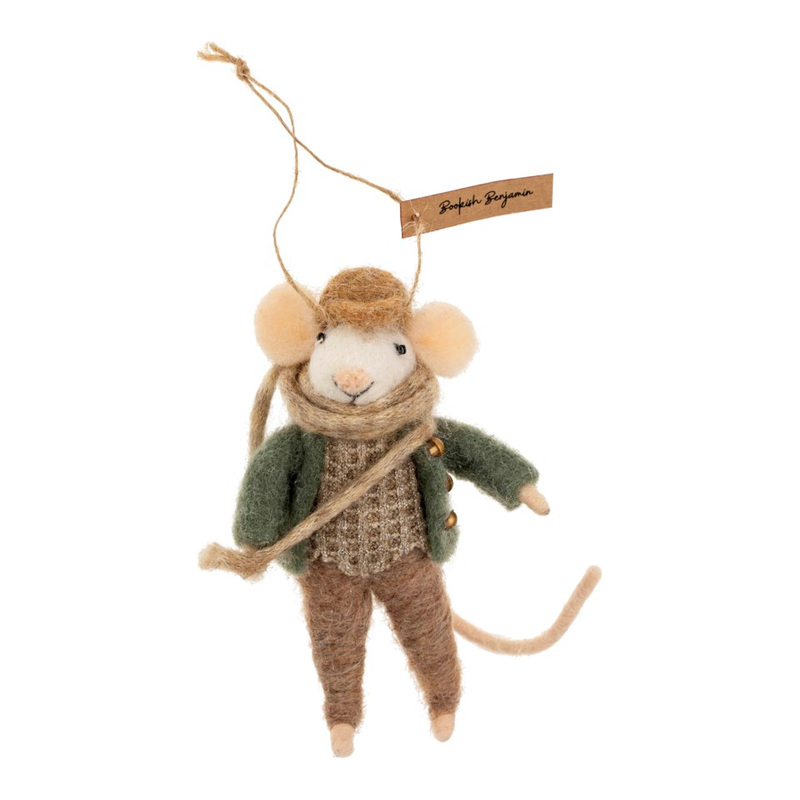 Bookish Benjamin Ornament