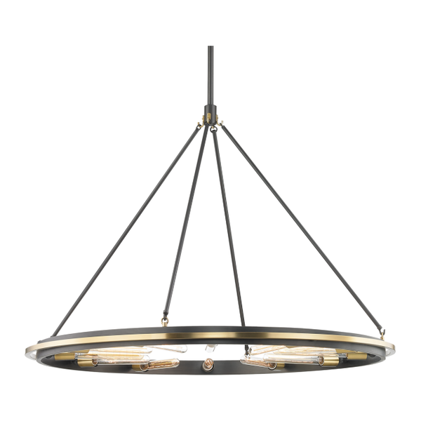 Chambers Chandelier - Aged Old Brass