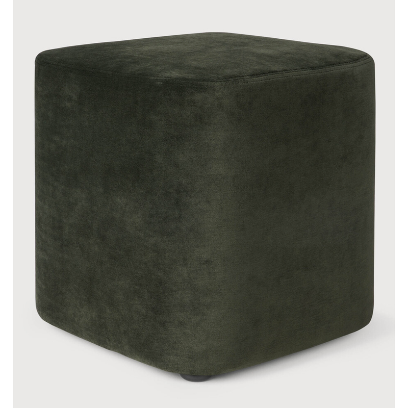 Cube Pouf in Forest