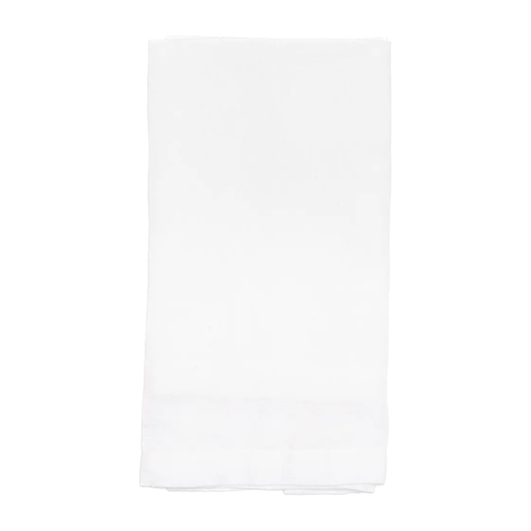 The Cuisine Linen Blend Napkin in White - Set of 4