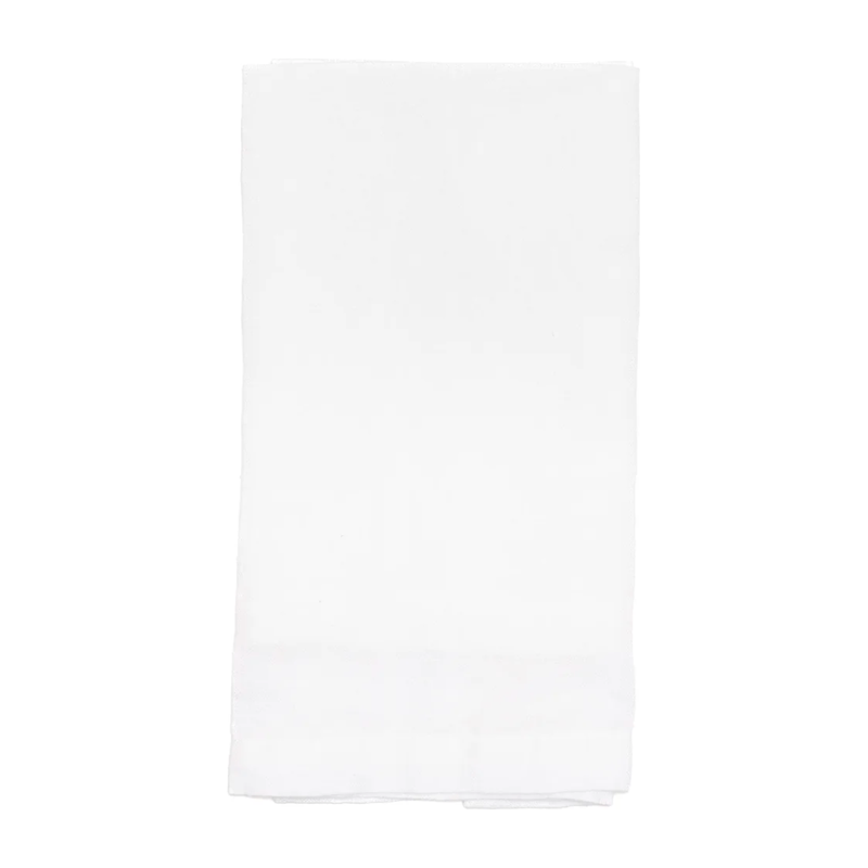 The Cuisine Linen Blend Napkin in White - Set of 4