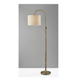 Barton Task Floor Lamp Antique Brass