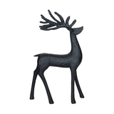 Resin Reindeer in Black