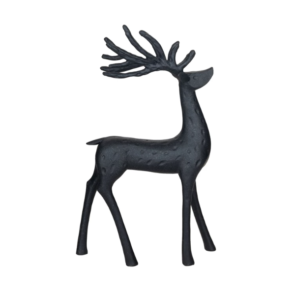 Resin Reindeer in Black