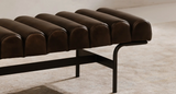 Harrison Bench in Dark Brown