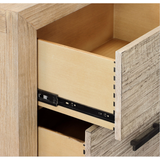 Roux Nightstand Double Drawer