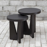 Nadette Nesting Tables | Black