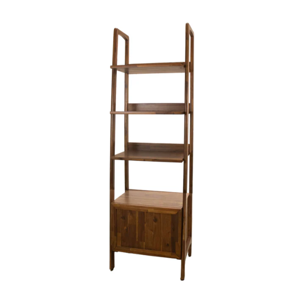 Remix 1 Door Bookcase in Solid Acacia