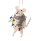 Mouse with Lights Ornament