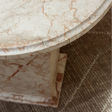 Eslo End Table in Desert Taupe Marble