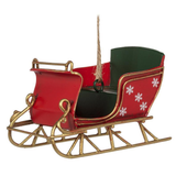 Snowflake Sleigh Ornament