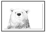 Framed Grumpy Bear Artwork